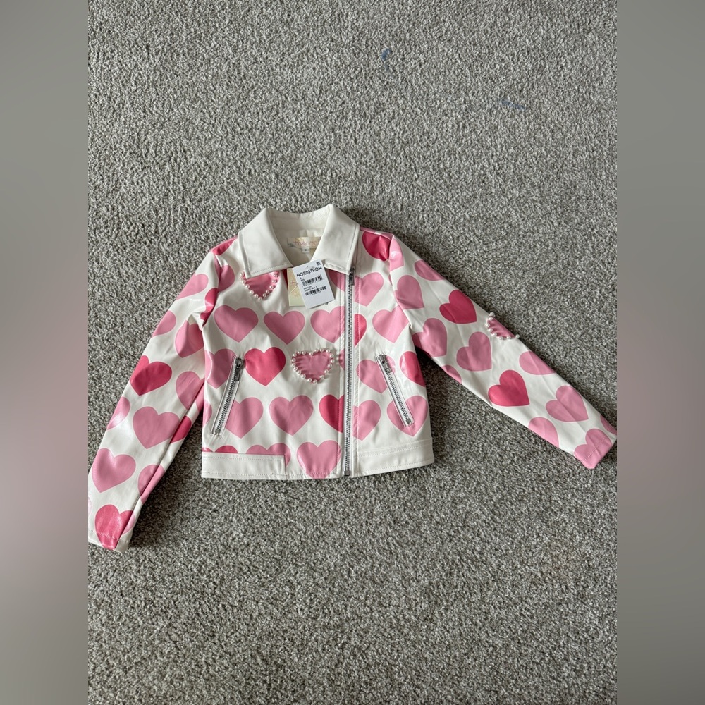 Girls Truly Me Faux Leather Jacket